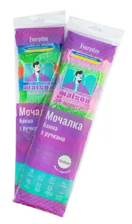 Мочалка Лакшері Бантик 50гр з губкою  -93