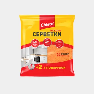 Серветка віскозна 5+2шт Чисто