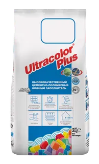Затірка для плитки Mapei Ultracolor Plus 123 2 кг Античний Білий