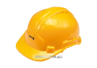 Каска будівельна Vorel жовта 