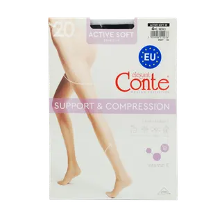 Колготи Конте ACTIV Soft 20 р4 Nero /чорний