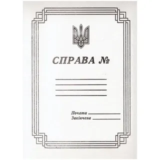 Папка картон Справа А-4