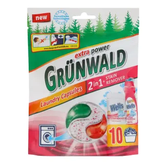 Капсули для прання унів+плям./вивід Grunwald 15шт/ Пачка