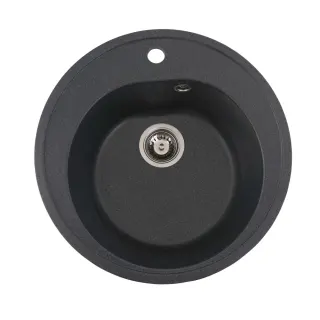 510 LUNA  матова Мийка гранітна Platinum (чорний металік)