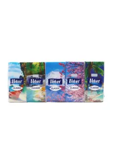Velvet носові хустинки Classic 10*10шт тришарові