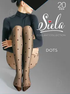 Колготи Siela DOTS 20d nero-3