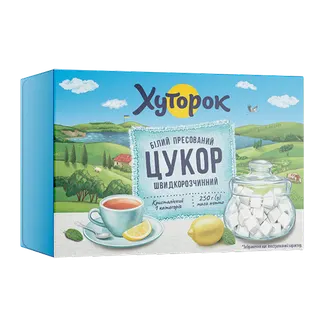 Цукор Хуторок пресований 250 гр
