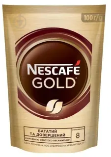 Кава Nescafe Gold розчинна 100гр