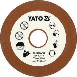 Диск точильний для ланцюгів YATO, Ø= 108/23, T= 3,2 ММ, G 100 