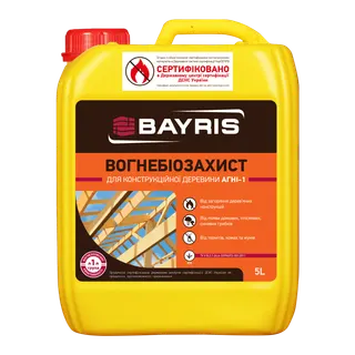 Вогнебізахист Stop Fire BAYRIS червоний 10л
