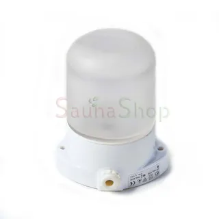 Світильник e.light.sauna 1.60.27. білий E27,60Вт,IP54.корпус керамічний, термостійкий