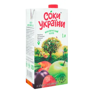 Сік Соки України Мультифрукт 1л