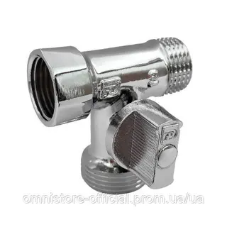 Кран прохідний приборний Fado 1/2*3/4*1/2''