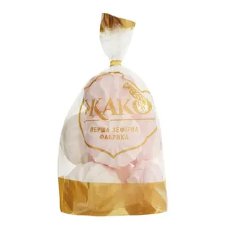 Зефір Жако Біло-рожевий 500г