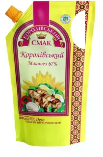 Майонез Королівський Смак 67% 1000гр