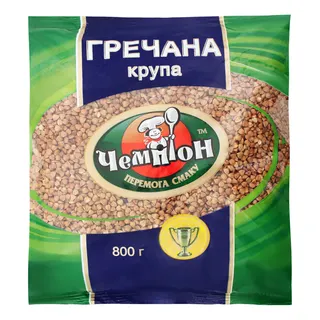 Крупа Чемпіон гречка 800г