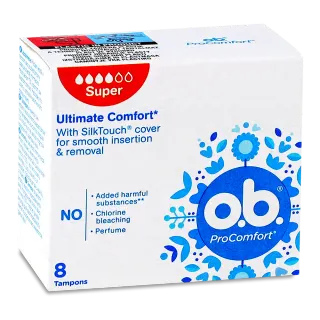 ОБ тампони 8шт ProComfort Супер