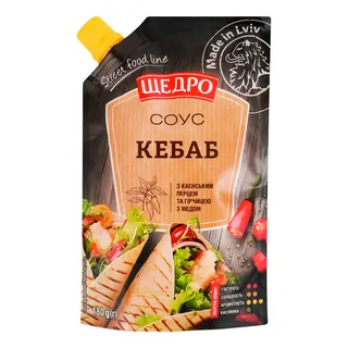 Соус Щедро Кебаб 180г д/п