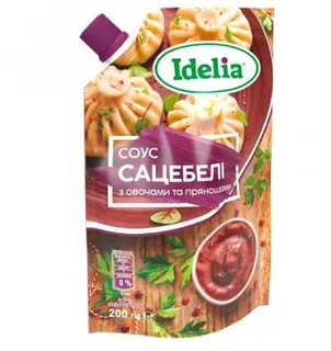 Соус Idelia Сацебелі 200г д/п