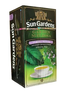Чай Sun Garden зелений Garden Melissa 25ф/п конв