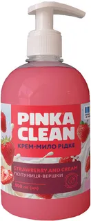 Мило рідке Pink'a Clean 500мл Полуниця вершки доз