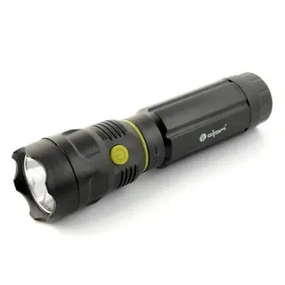 LED ліхтарик ручний телескопічнй, чорний 55+150Lm. 4AAA — фото 3