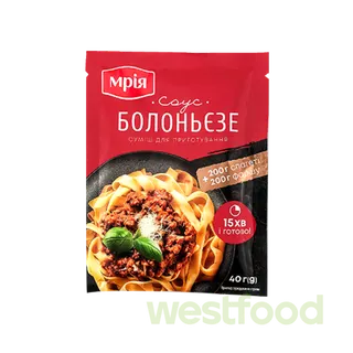 Суміш для приг соусу Болоньєзе 40гр Мрія