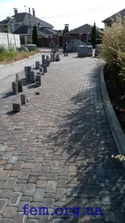 Плитка пресована  40мм Старе місто чорна (0,92м²/ряд-9,2м²/уп.) Старбрук