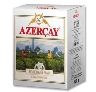 Чай AzerCay зел з жасміном 100гр