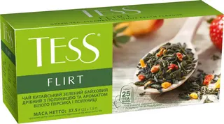 Чай Tess Flirt Green tea, 25 с/я (шт)