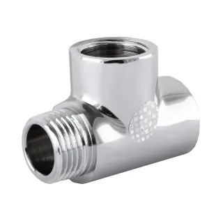 Трійник хром SD Forte ВВЗ 1/2''
