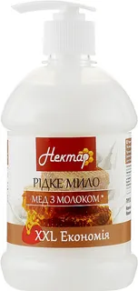 Нектар Рідке мило 500мл Мед+молоко д/п