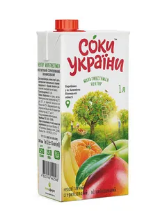 Сік Соки України яблуко осв 1л