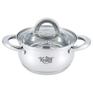 Каструля нерж скл криш "Krauff" 1,5л 16см 26-238-017