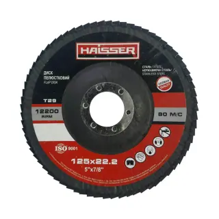 Диск пелюстковий 125*22,2 P60 Sigma конічний