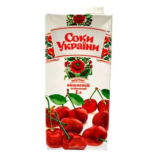 Сік Соки України Вишневий 1л