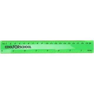 Лінійка пласт. 20 см CoolForSchool Neon непрозор.
