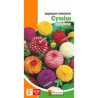 Квіти Жоржина Помпонна суміш 0,2гр