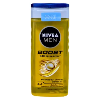 Нівея гель д/душа чол. 250мл. Boost 3в1