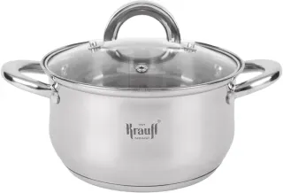 Каструля нерж скл криш "Krauff" 2,5л Steil 18см 26-238-074