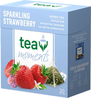 Чай  Tea moments 20п. Полуниця
