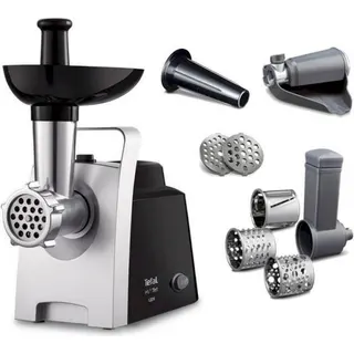 М'ясорубка Tefal NE109838 (Насадка для терток (дерунів)/шаткування/для томатів і ягід/Ковбасок)
