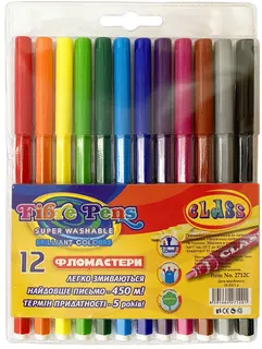 Фломастери "Class" 12 кольорів №2712