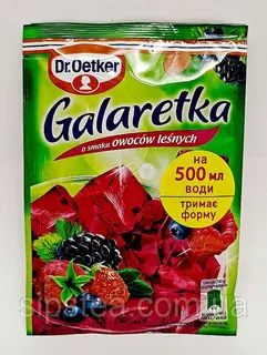 Желе  Dr.Oetker  Лісові ягоди 72гр
