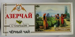 Чай AzerCay чорн з чебрецем 25п /2гр
