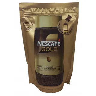 Кава Nescafe Gold розчинна 280гр