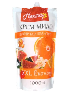 Нектар Рідке мило 1 л Інжир+апельсин д/п