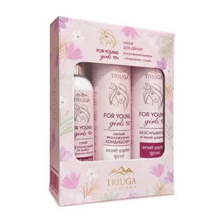 Бальзам-кондиціонер Triuga Ayurveda 3D Об"єм і блиск 1л