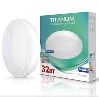 LED світильник Titanum  Криві лінії  32 W 5000K 220V (TLCL-325CL)
