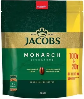 Кава Jacobs Monarch розч. 120 г